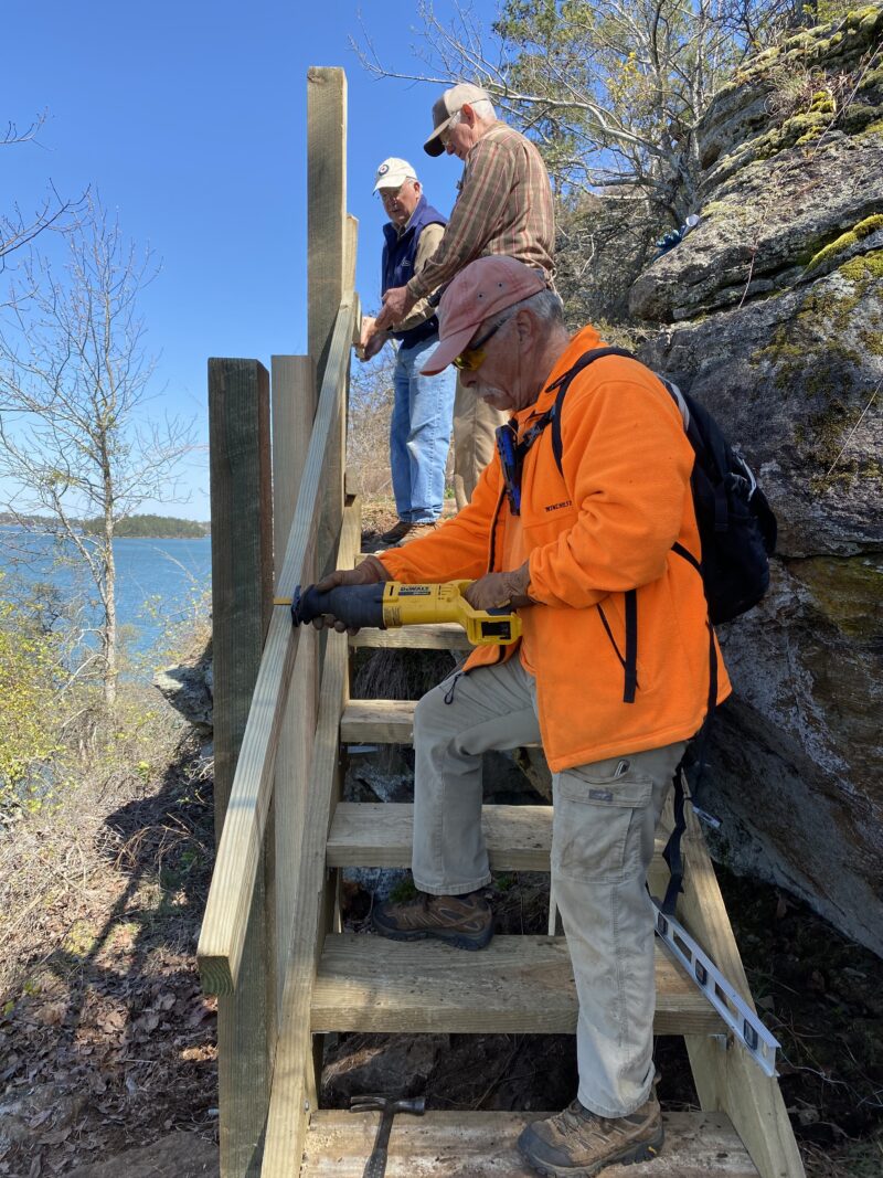 New Stairs On The Jim Scott Deadening Trail | Welcome To CRATA